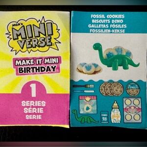 Fossil Cookies dinosaur birthday series
Miniverse make it mini party celebration